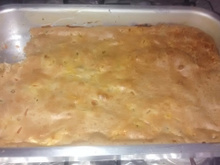 Torta de frango de liquidificador