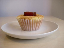 Bolo de queijo com goiaba