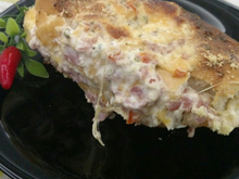 Sanduíche de pão francês de forno