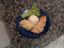 Frango cheiroso e rápido