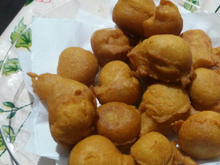 Bolinho frito de fubá