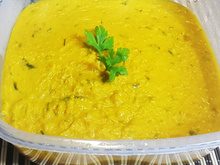 Purê de abóbora cabotiá