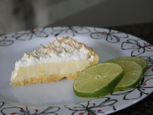 Torta de limão com merengue