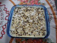 Pavê de chocolate branco