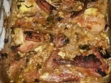 Frango assado na maionese