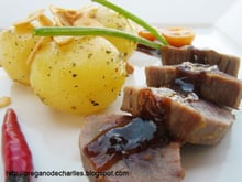 Carne de sol e batatas sauté com ervas