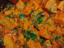 Abóbora refogada com bacon