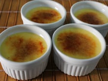 Crème brûlée de chocolate branco