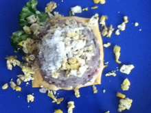 Risoto de carne primavera dois queijos