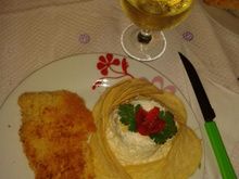 Filé de peixe empanado com pão de forma