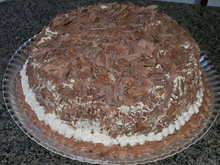 Bolo torta de chocolate com trufas