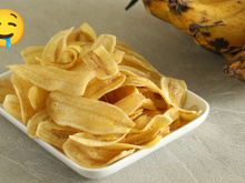 Chips de banana é o snack saudável mais fácil do mundo e você pode fazer na airfryer ou no forno