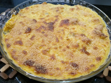 Gratinado de frango com milho