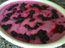Mousse de amora