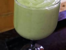 Vitamina de abacate e maçã