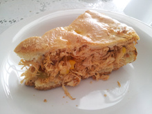 Torta de frango com legumes