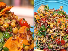 Essa vai ser a minha salada da semana: nutritiva, tropical e muito colorida