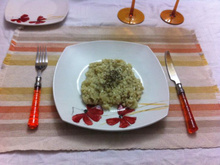 Risoto de gorgonzola