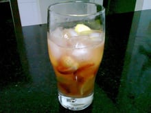 Caipvodka com morango