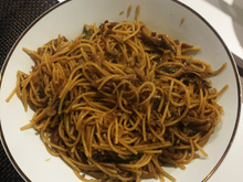 Macarrão com shimeji