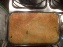 Torta de espinafre de liquidificador