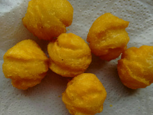 Batata bolinha frita