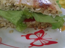 Sanduíche fit requeijão