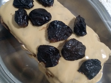 Bolo de Ameixa com Fondant de Café