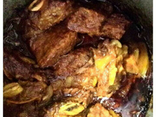 Costela com cebola na pressão