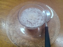 Mousse de chia com leite de coco 