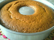 Bolo de fubá simples da mamãe