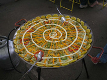 Peixe assado à moda floridense