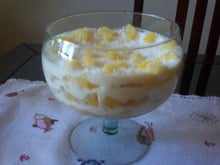 Flan piña colada