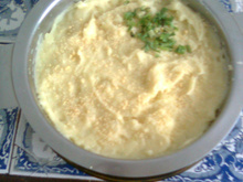 Purê de batata crocante