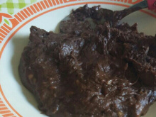 Brigadeiro light falso de banana