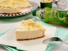 Cheesecake de limão e chocolate branco