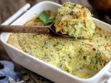 Torta de bacalhau de travessa: é só bater a massa no liquidificador e levar ao forno!