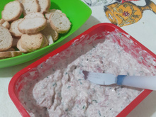 Patê de mortadela delicioso