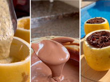 Esse é o jeito prático e chique de servir mousse de maracujá que eu aprendi com a minha sogra