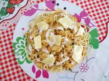 Macarrão com frango