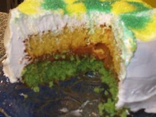 Bolo da torcida verde amarela