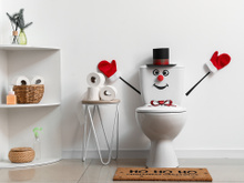 7 ideias para decorar o banheiro social da sua casa no Natal 2024