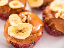 Muffin de banana com doce de leite: bolinho saudável para o Dia das Crianças