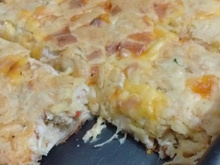 Fricassé de frango com abobrinha