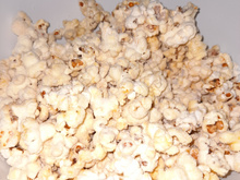Pipoca doce de leite em pó