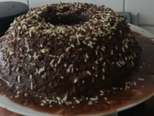 Bolo de chocolate no microondas