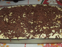 Pavê de bolacha champagne