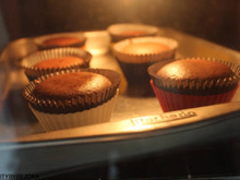 Cupcake de creme de avelã