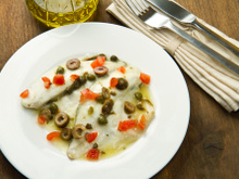 Filé de tilápia ao leite de coco