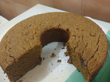 Bolo de farelo de trigo e cenoura supermacio